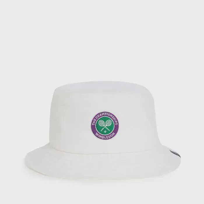 WIMBLEDON ACTIVE SPORTSWEAR BUCKET HAT - WHITE