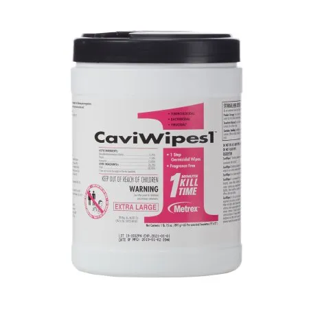 Wipe CaviWipes1™ Surface Disinfectant Pop Up Canister Low Alcohol Compare Super Sani Cloth
