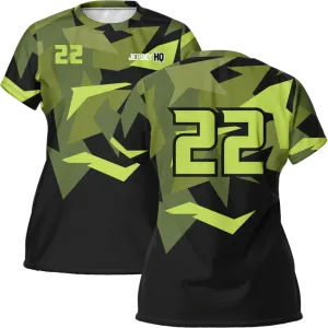 Women's Soccer Short Sleeve Crew Neck Jersey