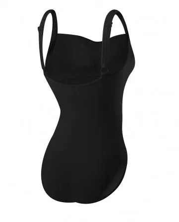 Women’s Solid Twisted Bra Controlfit Swimsuit
