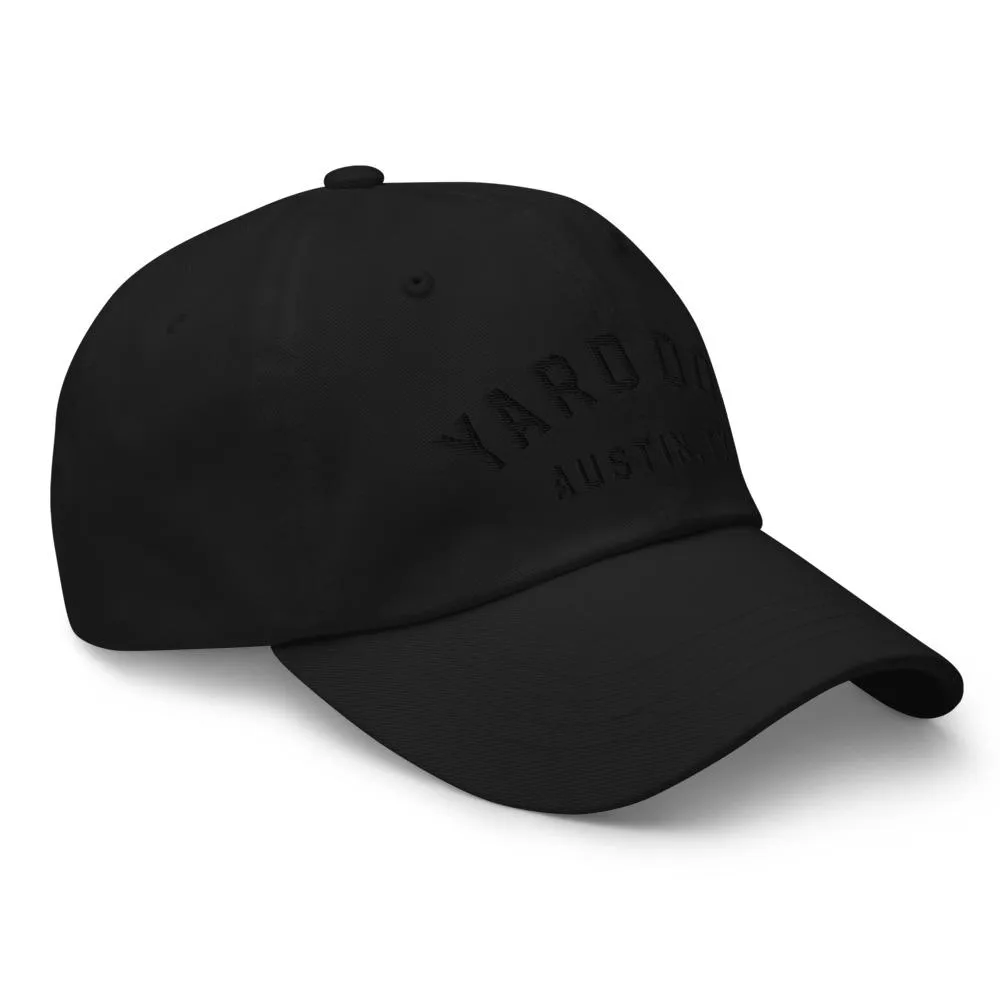 Yard Dog Embroidered Hat - Black On Black