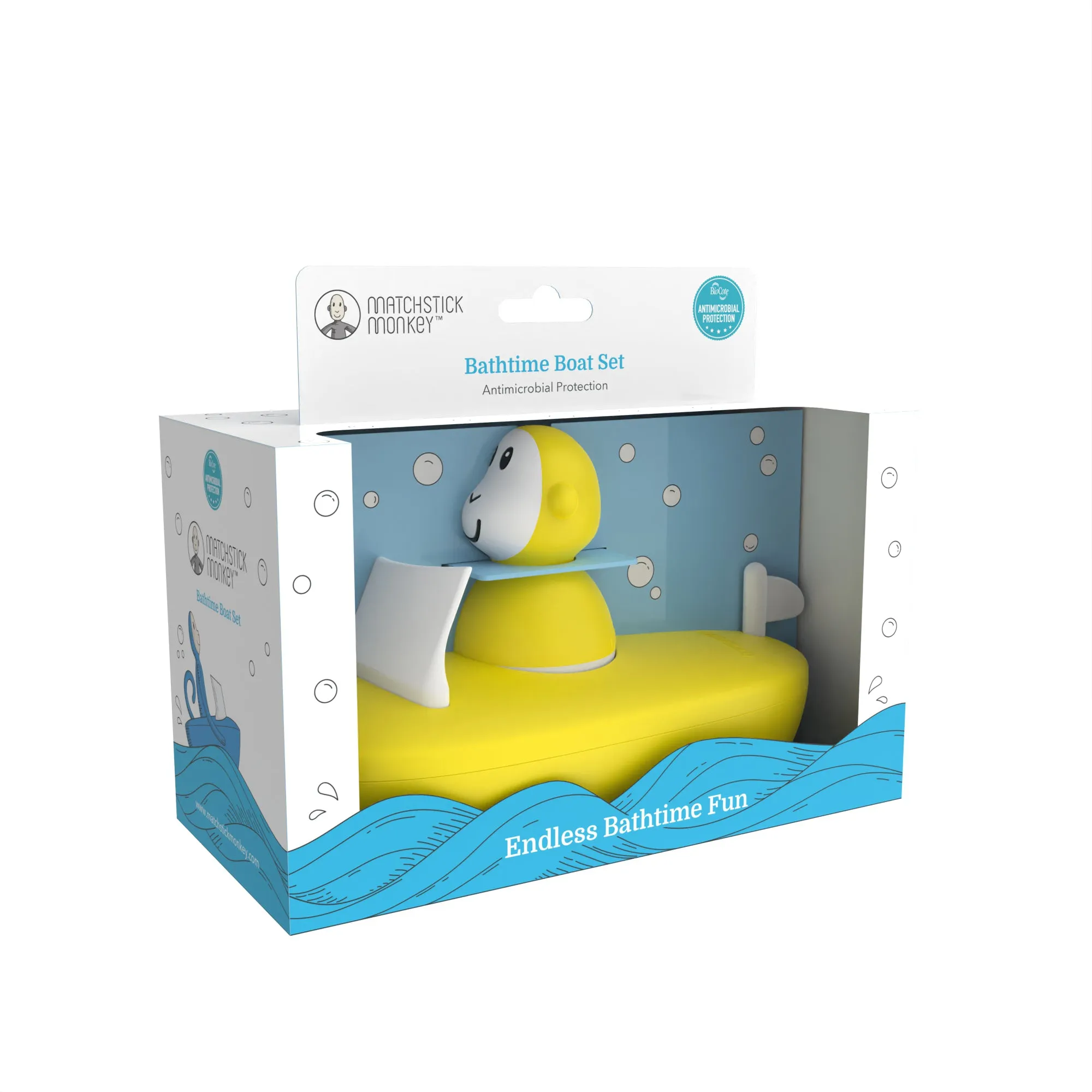 Yellow Bathtime Boat Set