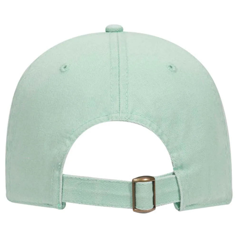 Yellow Glitter Happy Face Embroidered Patch Pastel Tone Garment Washed Superior Cotton Twill Dad Hat - For Women and Men