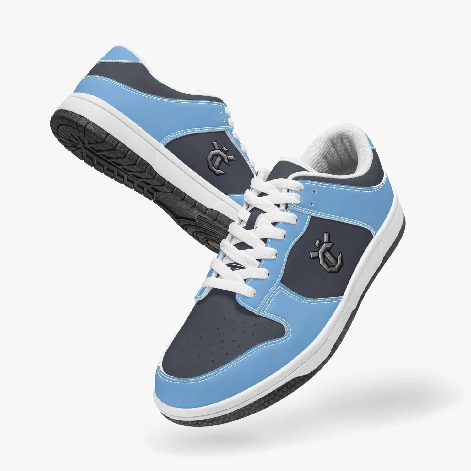 YIC Dunk Stylish Low-Top Leather Sneakers