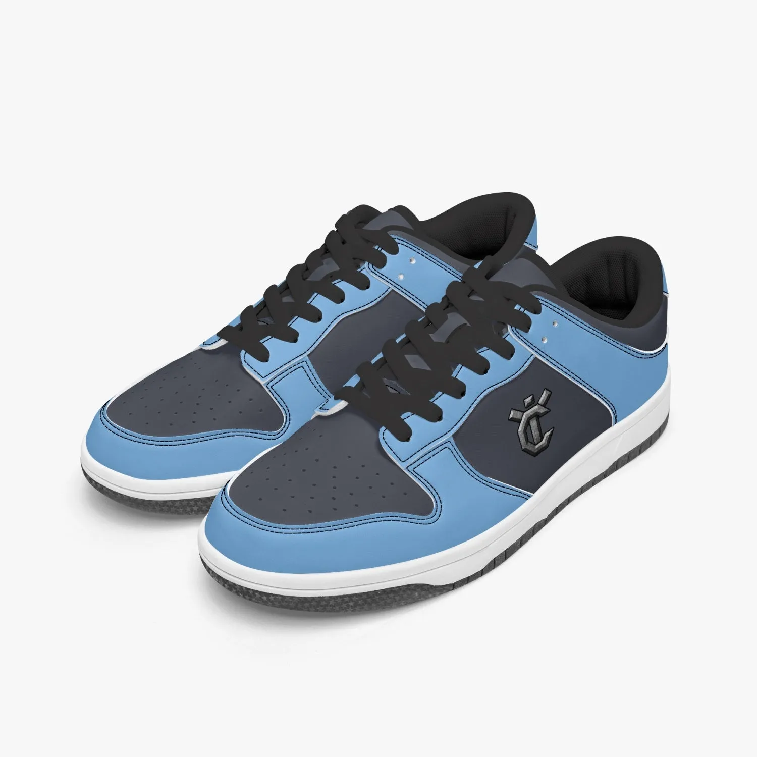 YIC Dunk Stylish Low-Top Leather Sneakers