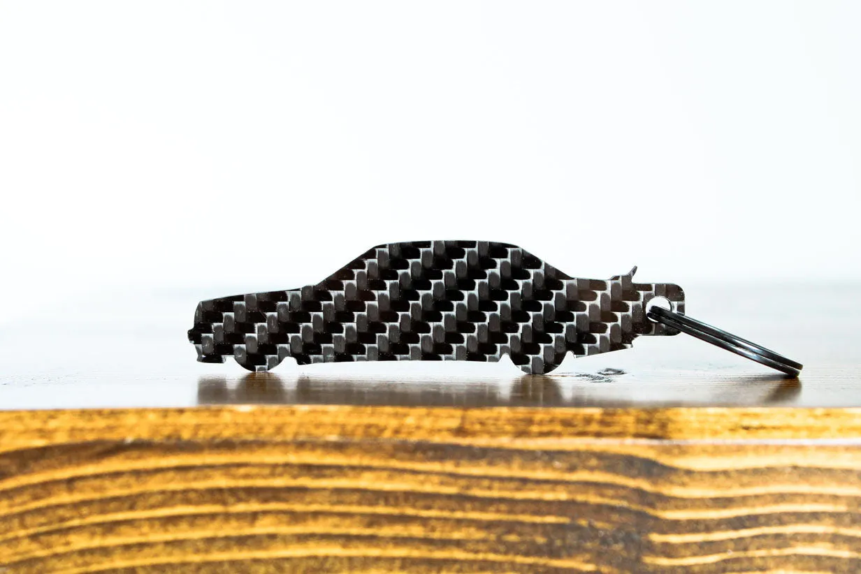 Your custom car - Carbon fiber keychain